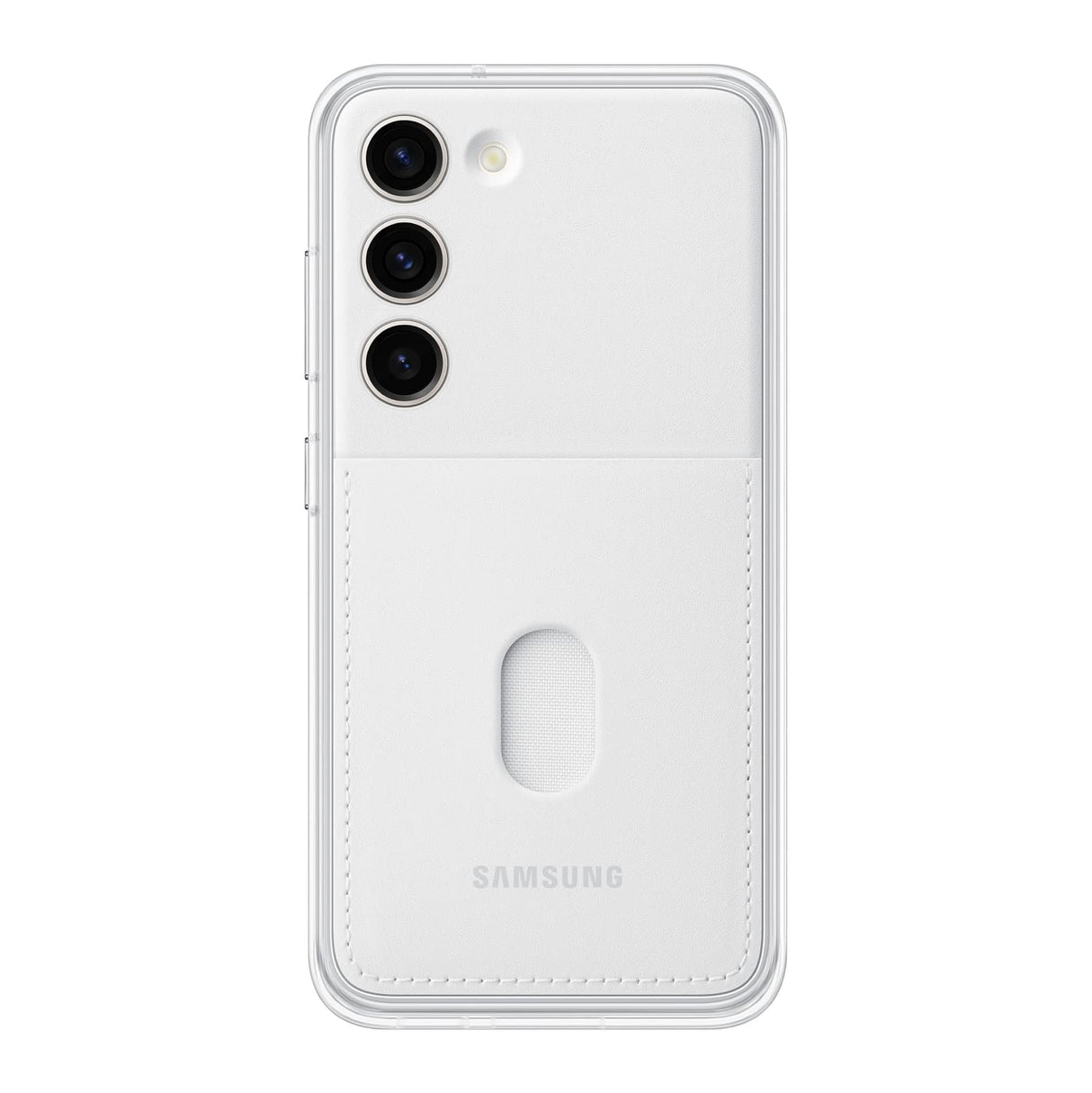 Samsung - Frame Case For Samsung Galaxy S23 - White