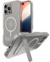 Zagg - Crystal Palace Snap Magsafe Case With Kickstand For Apple Iphone 16 Pro Max - Clear