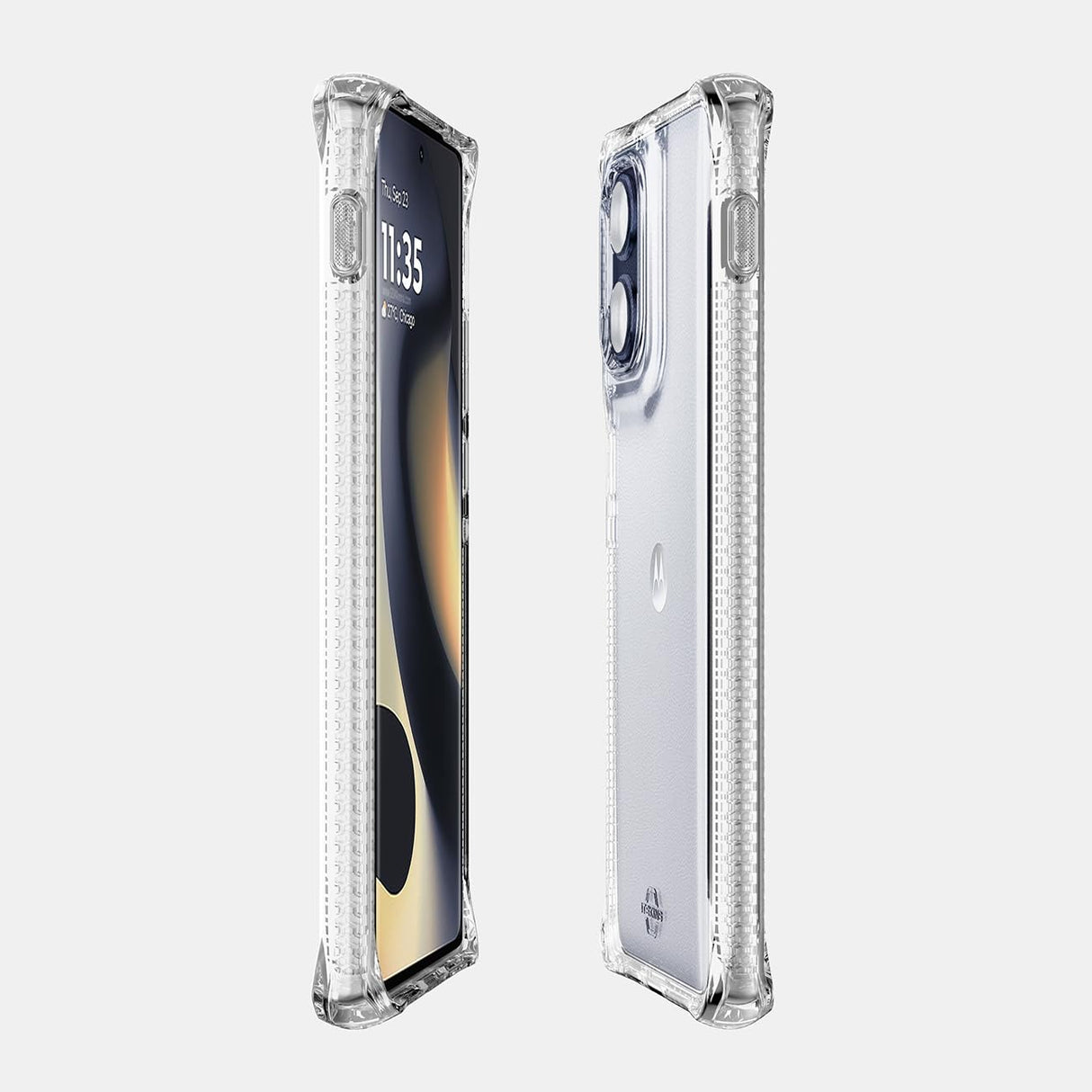 Itskins - Spectrum_r Clear Case For Motorola Moto Edge (2024) - Transparent