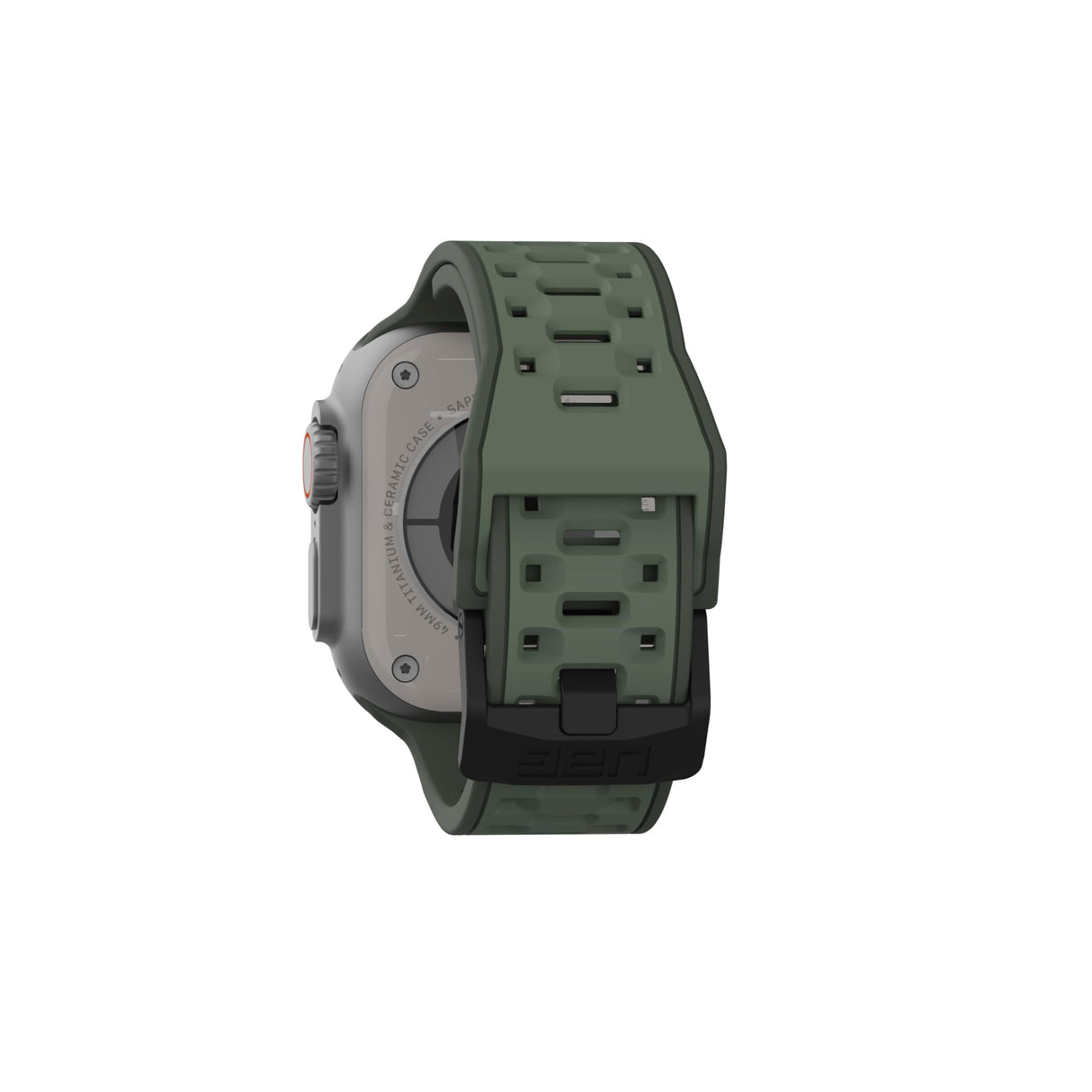 Urban Armor Gear (uag) - Civilian Watch Strap For Apple Watch 42mm / 44mm / 45mm / 49mm - Olive Drab