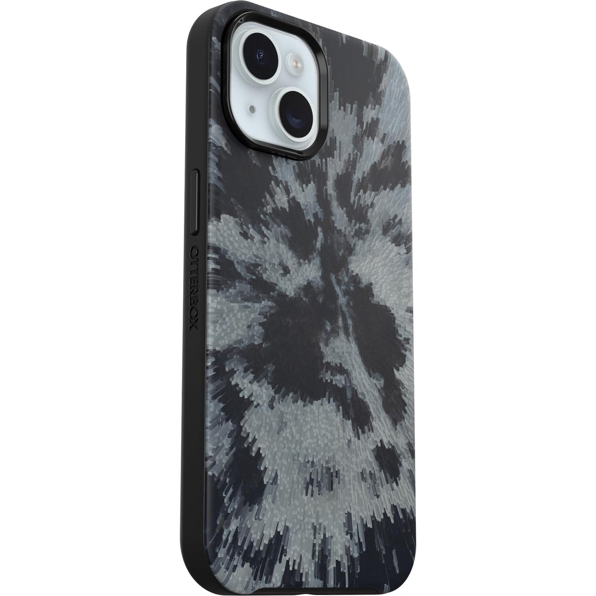 OtterBox iPhone 15, iPhone 14, and iPhone 13 Symmetry Series Case - Burnout Sky (Black), Snaps to MagSafe, Ultra-Sleek, Raised Edges Protect Camera & Screen