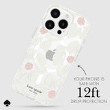 Kate Spade - Protective Magsafe Case For Apple Iphone 16 Pro - Hollyhock Floral