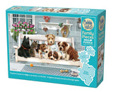 Cobble Hill Family Piece's 350 Puzzle - Porch Pals - Sample Poster Included