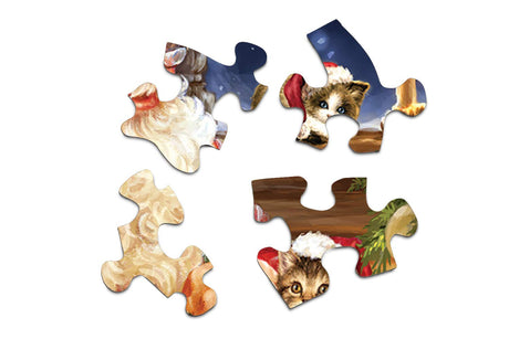 Springbok Christmas Kittens 1000 Piece Jigsaw Puzzle - image 3