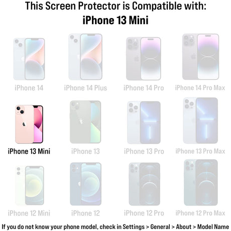 APPLE IPHONE 12 MINI FORTRESS LEVEL SCREEN PROTECTOR - TEMPERED GLASS