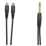 9-INCH Y-ADAPTER AUDIO CABLE