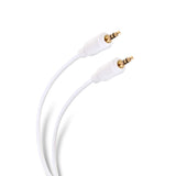 6FT 3.5MM PLUG TO 3.5MM PLUG GOLD-PLATED AUXILIARY CABLE