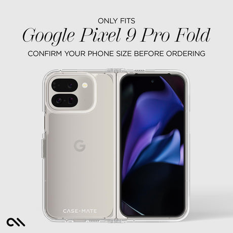 Case-mate - Tough Case For Google Pixel 9 Pro Fold - Clear