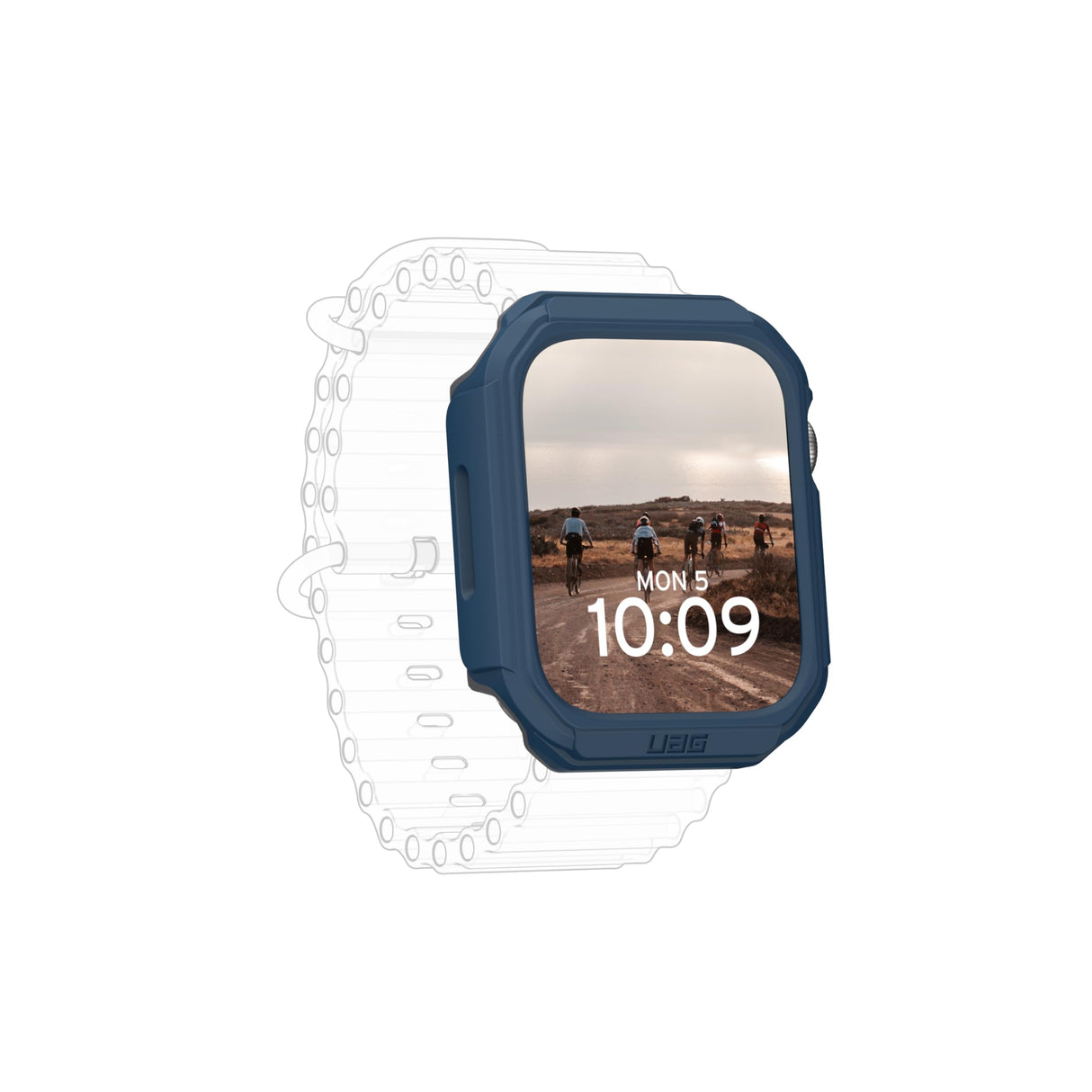 Urban Armor Gear (uag) - Civilian Case For Apple Watch 45mm - Mallard And Gray