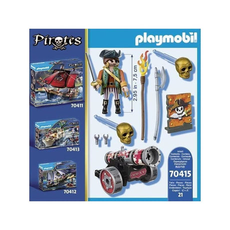 Playmobil Pirate with Cannon 70415 Pirates Playset