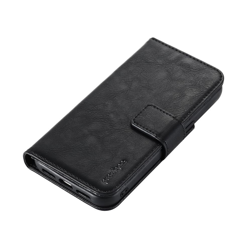 Prodigee - Folio Wallet Magsafe Case For Apple Iphone 15 Pro - Black