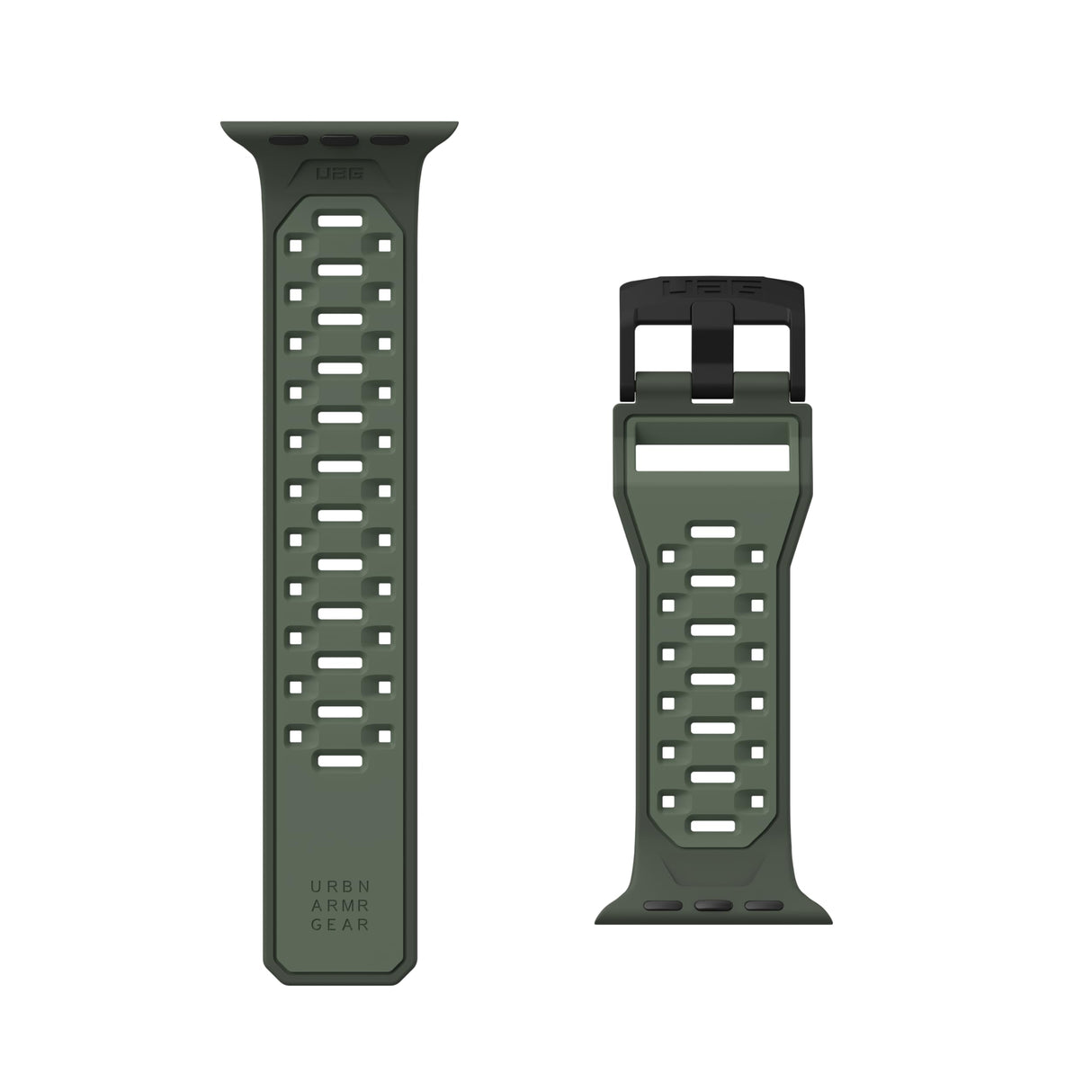 Urban Armor Gear (uag) - Civilian Watch Strap For Apple Watch 42mm / 44mm / 45mm / 49mm - Olive Drab