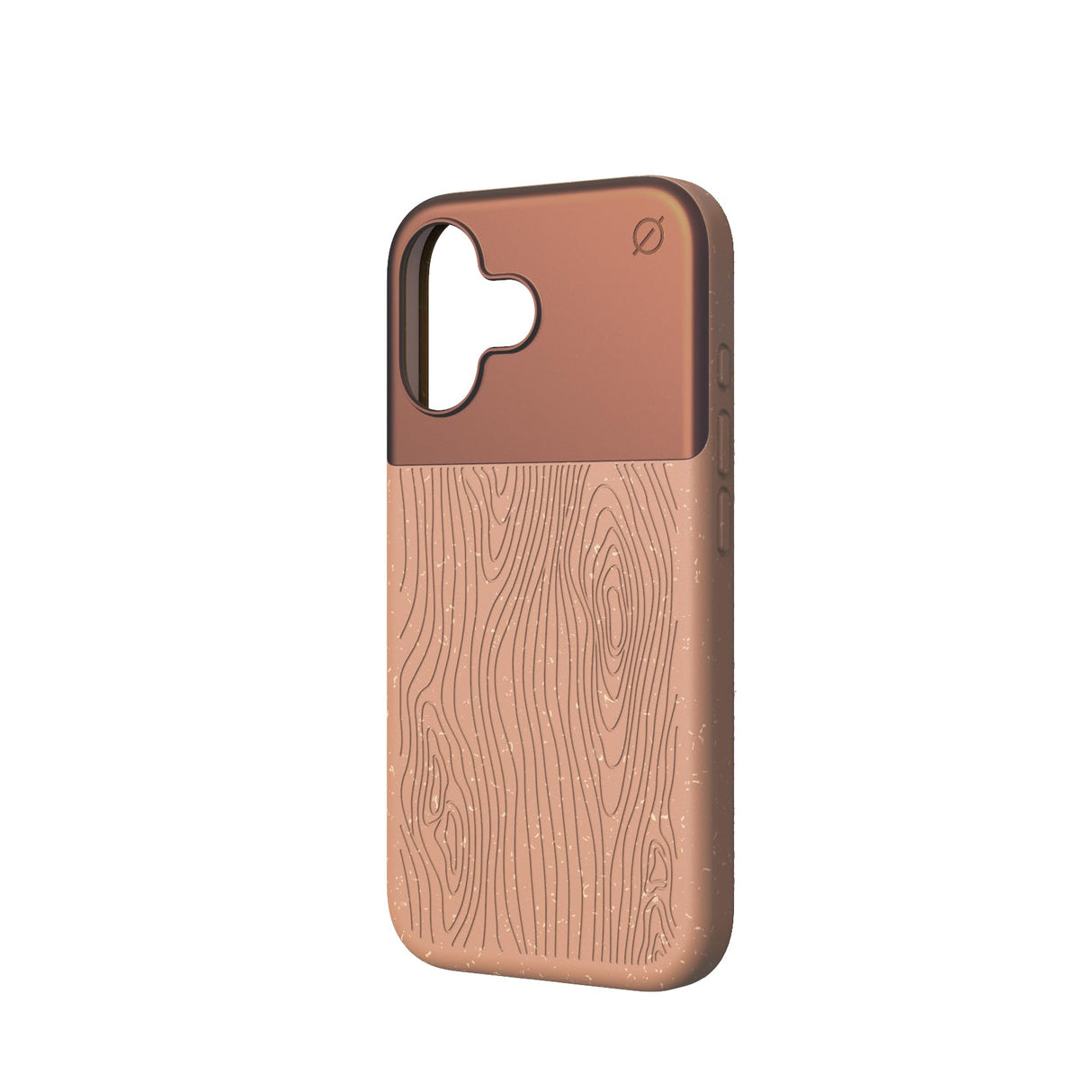 Atom Studios - Split Wood Fiber Magsafe Case For Apple Iphone 16 - Taupe Wood