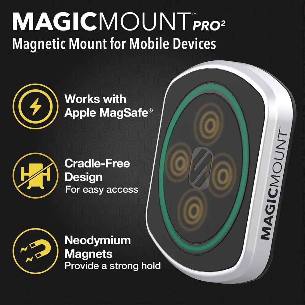 Scosche - Magicmount Pro 2 Extendo Window / Dash Mount - Black And Silver