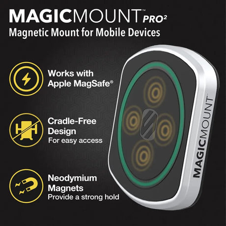 Scosche - Magicmount Pro 2 Extendo Window / Dash Mount - Black And Silver