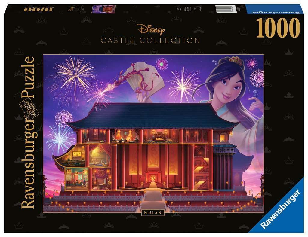 Ravensburger Disney Castle Collection: Mulan 1000 Piece Jigsaw Puzzle for Adults & Kids | Unique Softclick Technology | Sturdy, Vibrant & Glare Free | Perfect for Me-Time or Group Fun