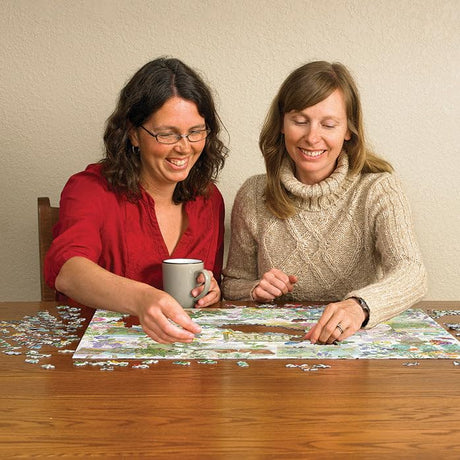 Cobble Hill 1000 Piece Puzzle - Herb Garden - Sample Poster Included - image 4