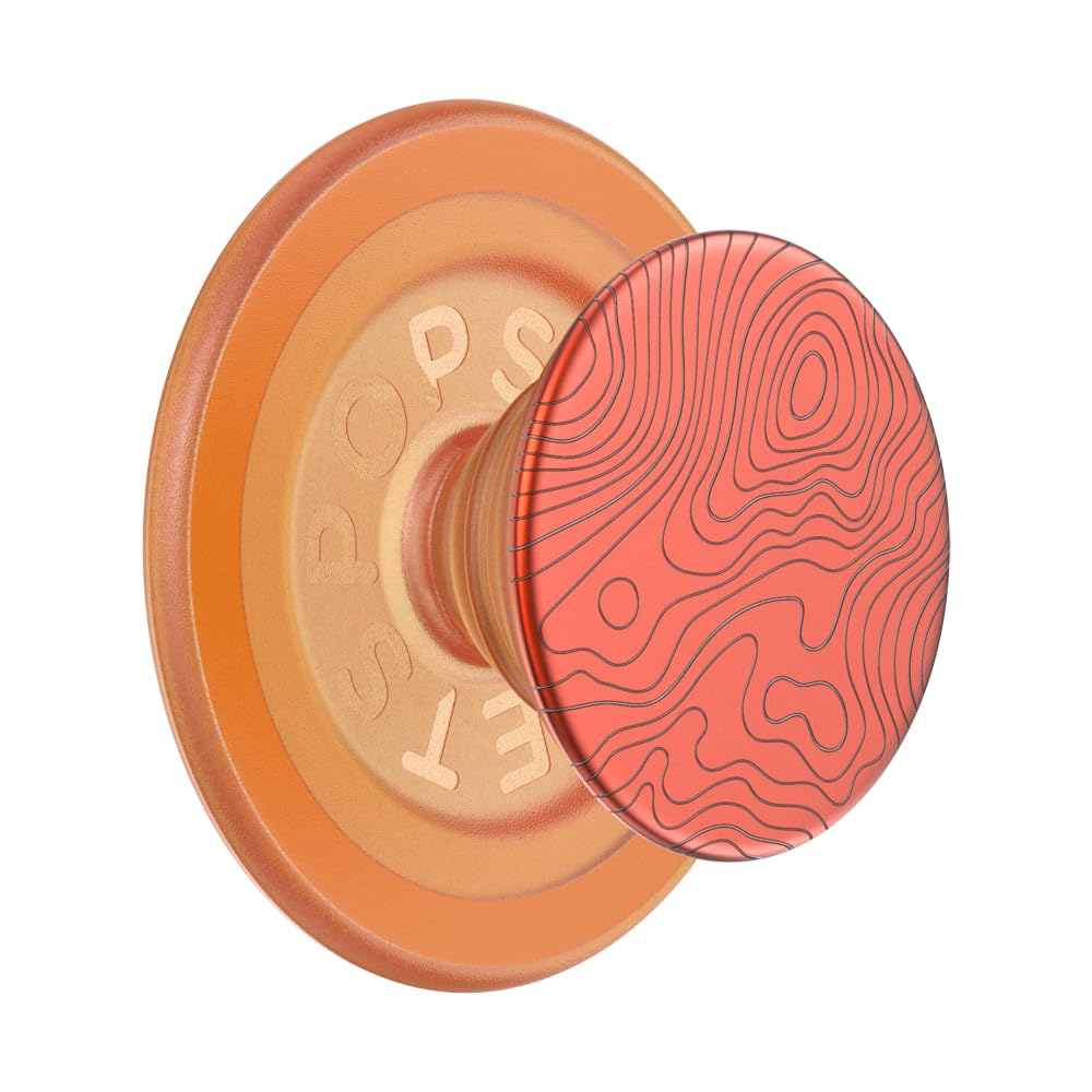 Popsockets - Magsafe Popgrip - Aluminum Orange Topo