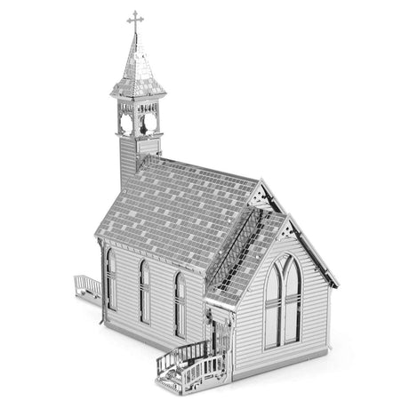 Metal Earth Old Country Church 3D Metal Model Kit Fascinations