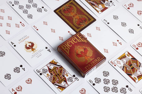 Bicycle Fyrebird Playing Cards Red