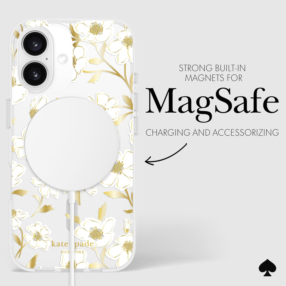 Kate Spade - Protective Magsafe Case For Apple Iphone 16 - Sunshine Floral