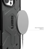 Urban Armor Gear (uag) -  Pathfinder Magsafe Case For Apple Iphone 16 Pro - Silver