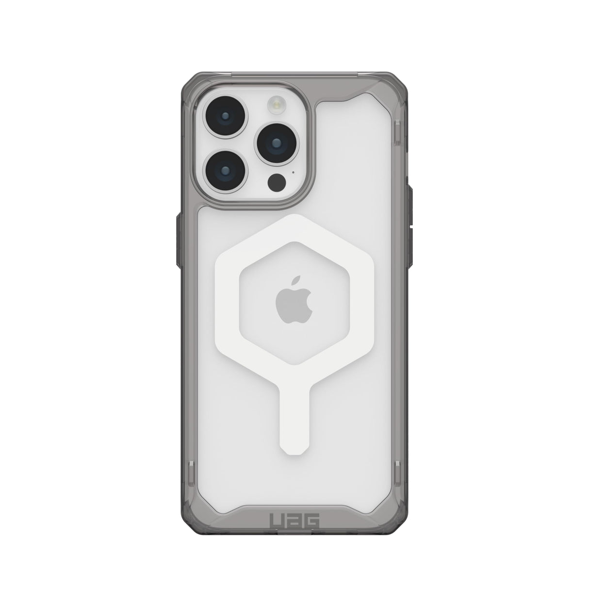 Urban Armor Gear (uag) - Plyo Magsafe Case For Apple Iphone 15 Pro Max - Ice And Silver