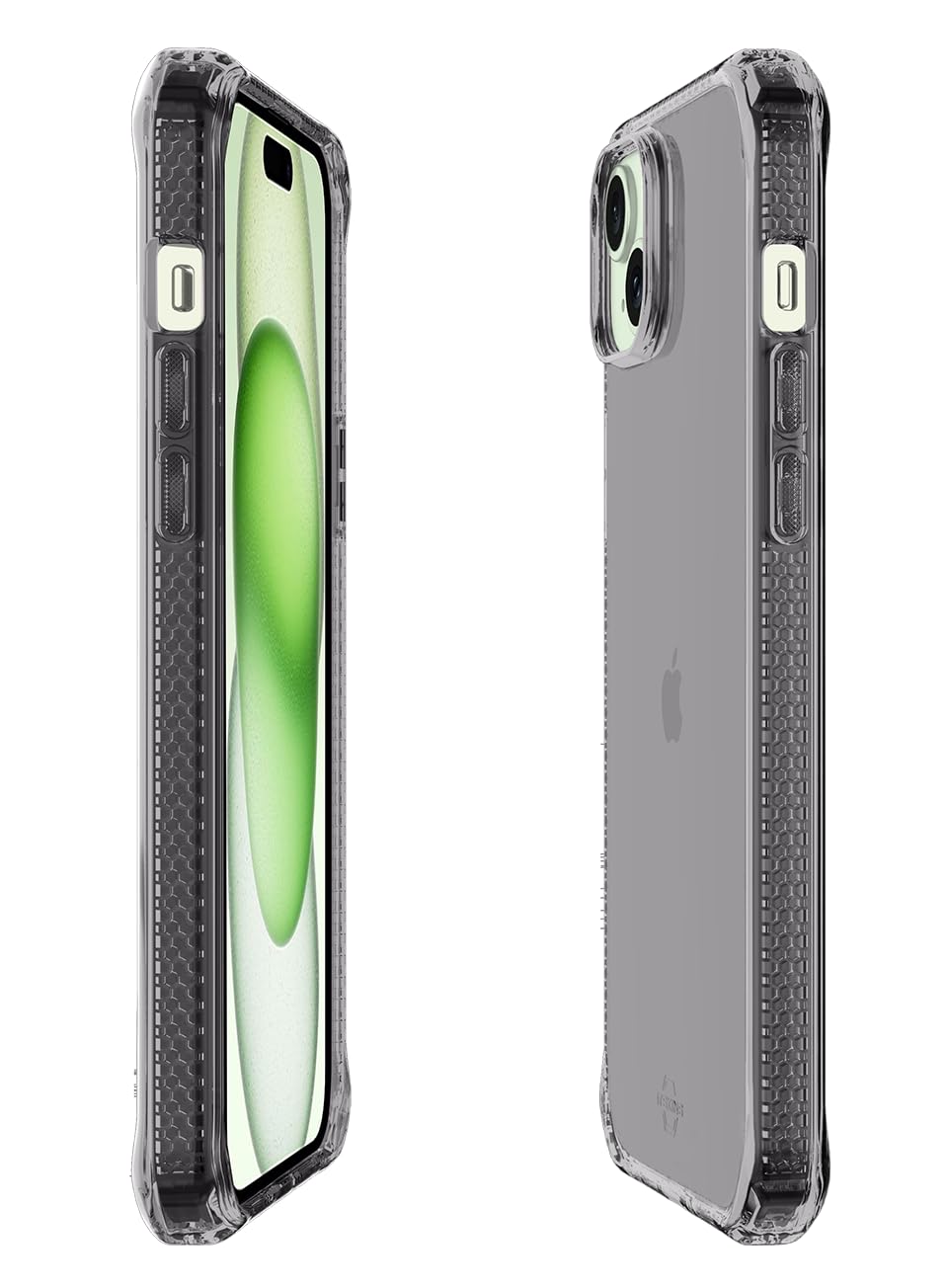 Itskins - Spectrum_r  Clear Case For Apple Iphone 15 / Iphone 14 / Iphone 13 - Smoke