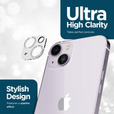 IPHONE 14/14 PLUS CASE-MATE LENS PROTECTOR - SPARKLE SILVER