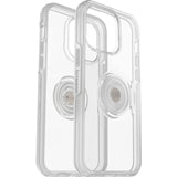 Otterbox  - Otter + Pop Symmetry Clear Case With Popgrip For Apple Iphone 14 Pro Max  - Clear Pop