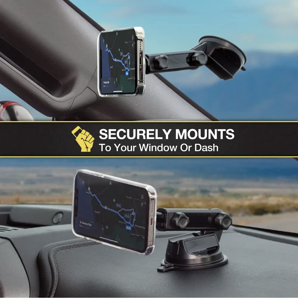 Scosche - Magicmount Pro 2 Extendo Window / Dash Mount - Black And Silver