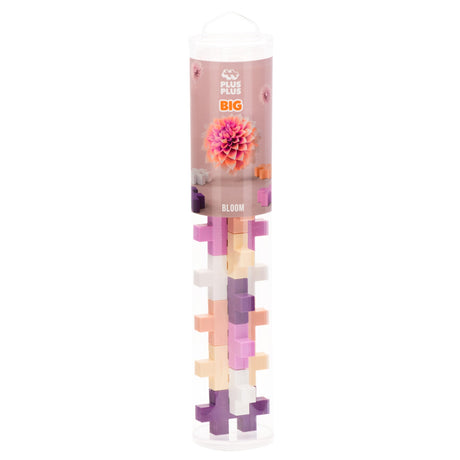 PLUS PLUS Big – 15 Piece Bloom Mix – Construction Building Stem/Steam Toy