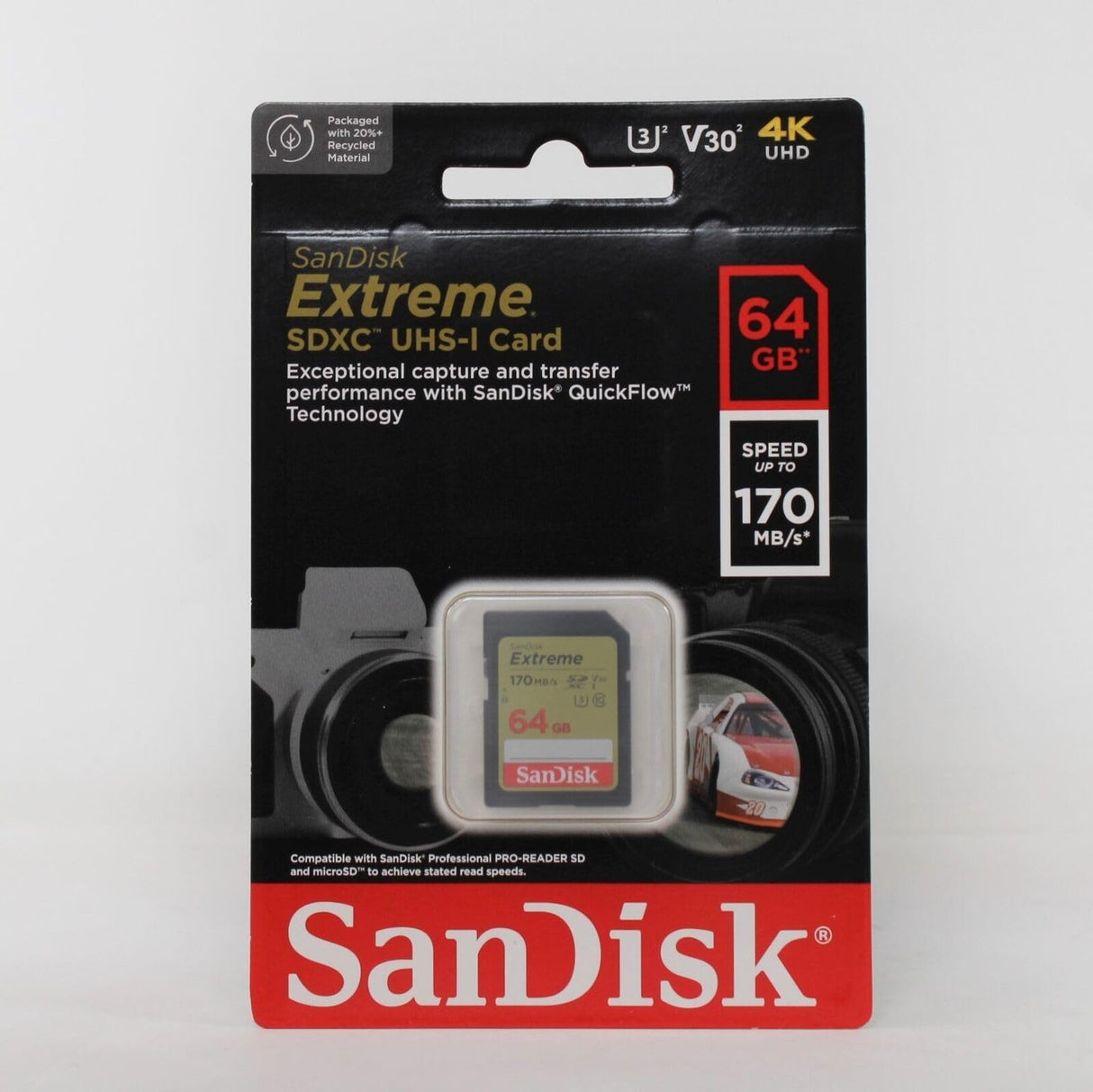 64GB SANDISK EXTREEM SD CARD