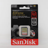 64GB SANDISK EXTREEM SD CARD