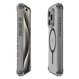 Itskins - Supreme_r Clear Magsafe Case For Apple Iphone 15 Pro - Graphite