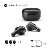 Motorola - Motobuds 135 In Ear True Wireless Bluetooth Earbuds - Black