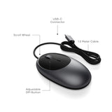 Satechi - C1 Usb C Wired Mouse - Space Gray