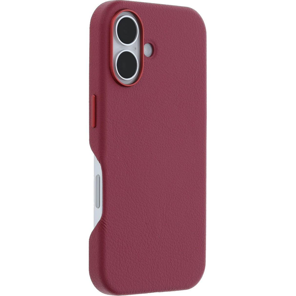 Otterbox - Symmetry Cactus Leather Magsafe Case For Apple Iphone 16 - Maroon Bells