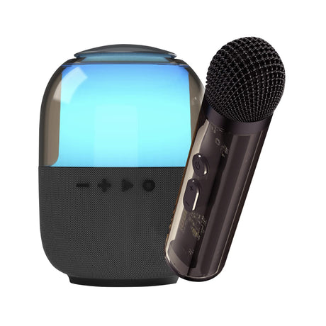 Sway - Minioke Led Go Bluetooth Karaoke Speaker - Black