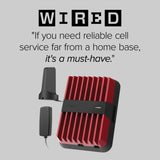 Weboost - Drive Reach Cellular Signal Booster Kit With Magnetic Antenna - Red And Black