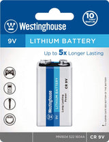 WESTINGHOUSE 9V LITHIUM BATTERY