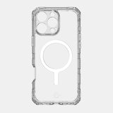 Itskins - Supreme_r Clear Magsafe Case For Apple Iphone 16 Pro - Transparent White Print