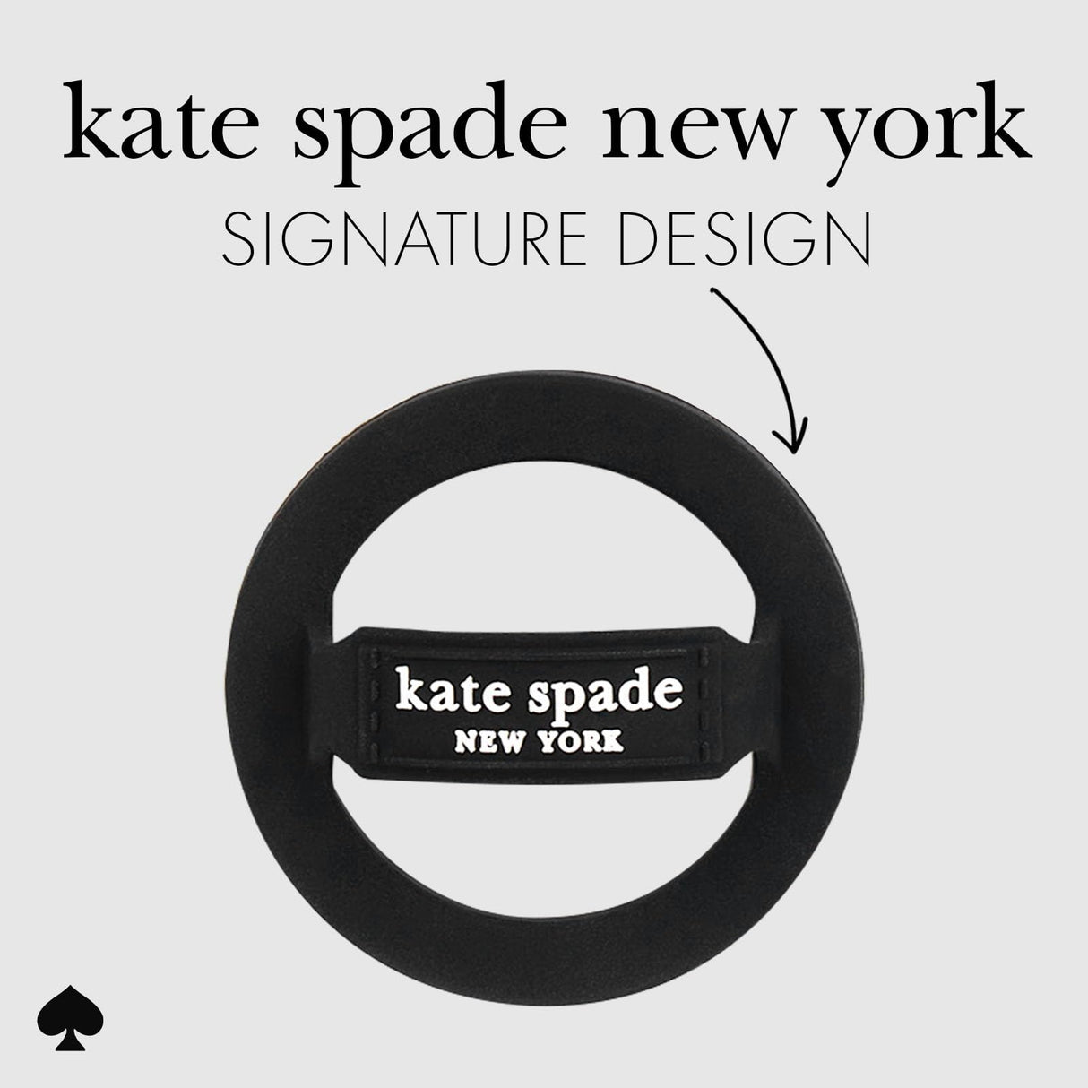 Kate Spade - Magnetic Loop Grip - Black