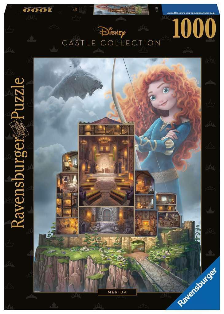 Ravensburger Disney Castle Collection: Merida 1000 Piece Jigsaw Puzzle for Adults | Unique Softclick Technology | Vibrant, Glare-Free Imagery | Perfect for Relaxation & Bonding Time