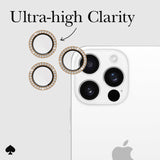 Kate Spade - Aluminum Ring Camera Lens Glass Protector For Apple Iphone 16 Pro  /  Iphone 16 Pro Max - Gold