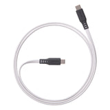 Ventev - Chargesync Flat Usb C To Usb C Cable 6ft - White