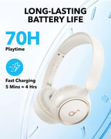 Soundcore - H30i Over The Ear Bluetooth Headphones - White