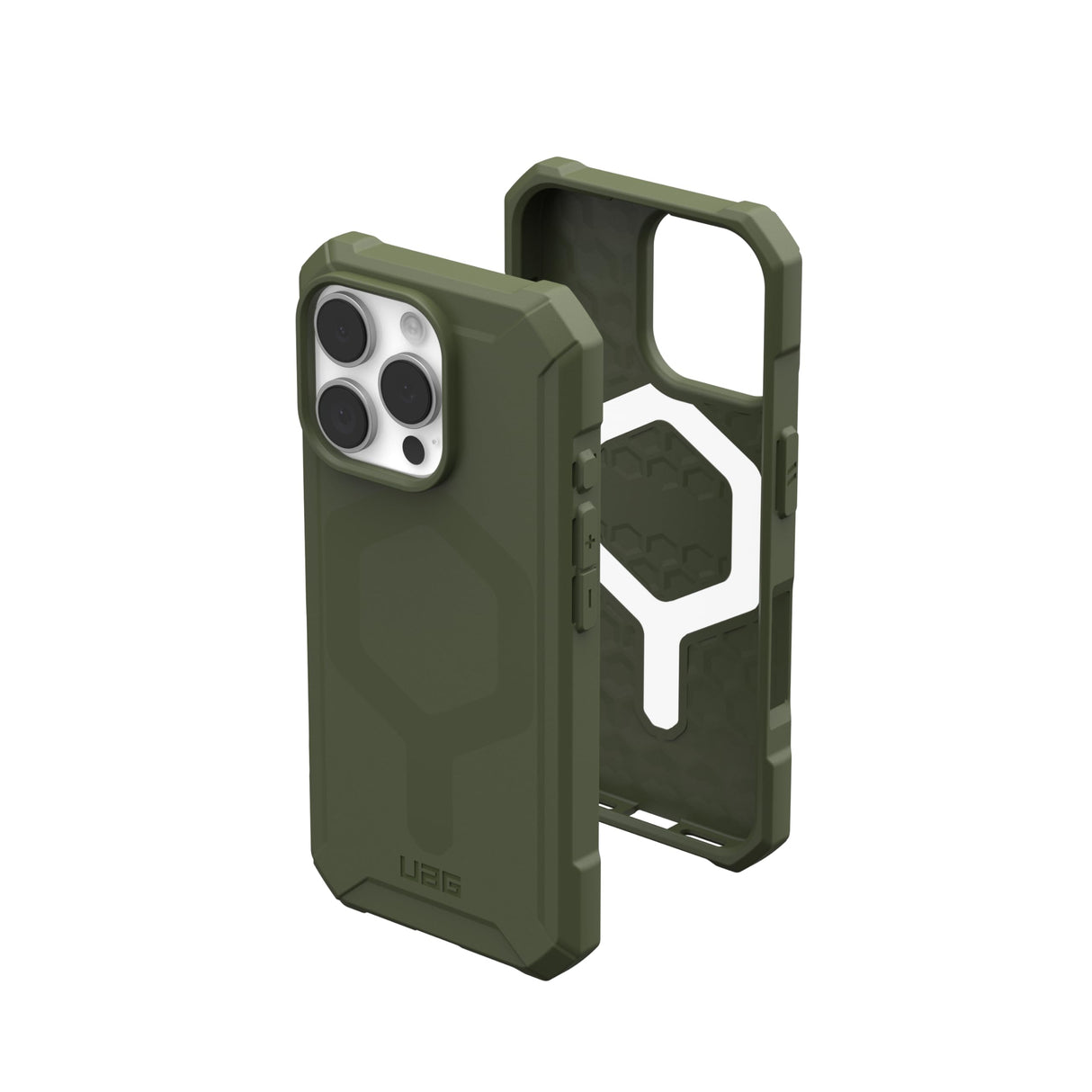 Urban Armor Gear (uag) -  Essential Armor Magsafe Case For Apple Iphone 16 Pro - Olive Drab