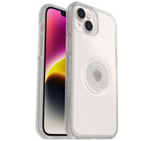 Otterbox  - Otter + Pop Symmetry Clear Case With Popgrip For Apple Iphone 14 Plus - Clear Pop