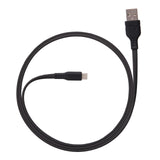 Ventev - Chargesync Flat Usb A To Usb C Cable 3.3ft - Black